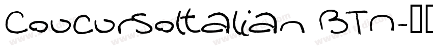 Coucursoltalian BTN字体转换
